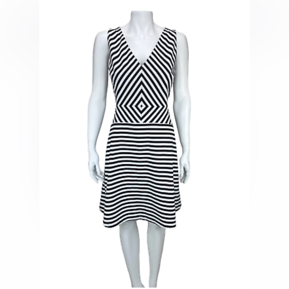 Michael Kors striped dress with cut outs